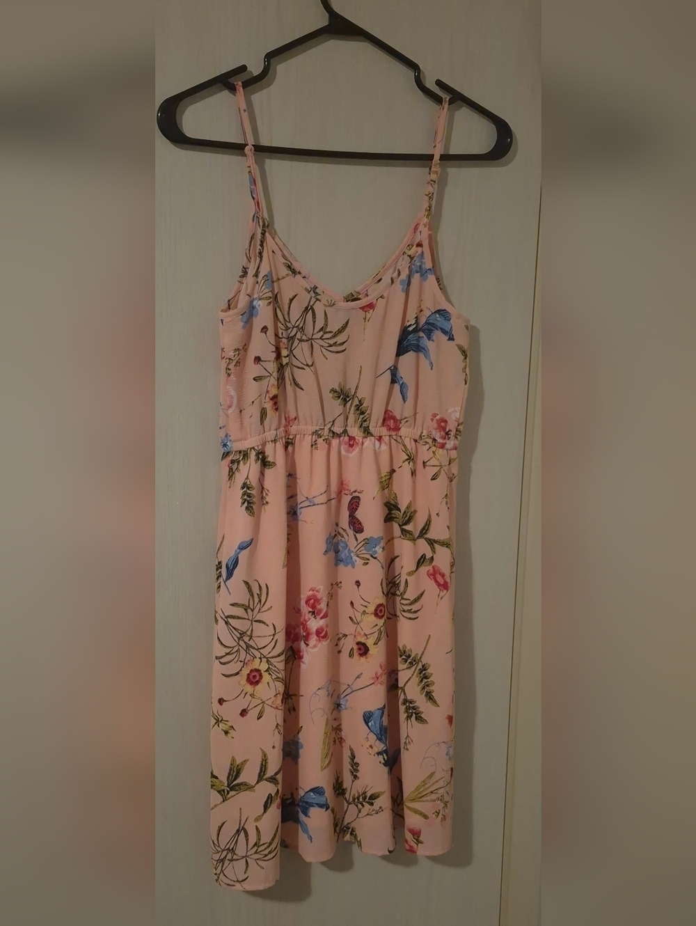 Kismet Botanical Floral Slip Dress Blush Pink (XS) - Picture 2 of 6